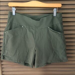 INC International Concepts High Waist Olive Shorts
